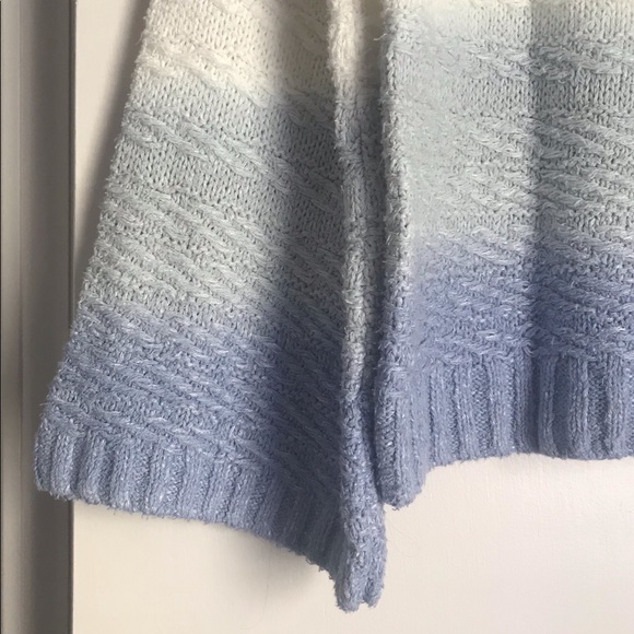 Textured ombré sweater blue dip dye - Picture 3 of 4